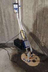 Basement Waterproofing in Conway, New Hampshire, by Matt Clark's Northern Basement Systems.