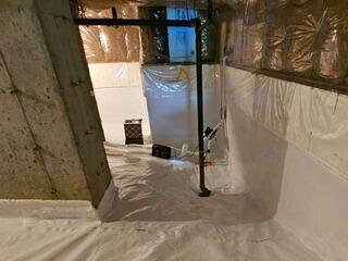 Basement Waterproofing in Claremont, New Hampshire, by Matt Clark's Northern Basement Systems.