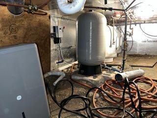 Crawl Space Winterization & Waterproofing in Conway, New Hampshire, by Matt Clark's Northern Basement Systems.