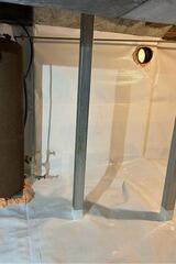 Crawl Space Encapsulation & SmartJack Installation in Goshen, New Hampshire | Matt Clark's Northern Basement Systems