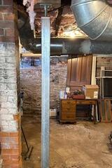 Before & After - SmartJack System Installation in Greensboro, Vermont | Matt Clark's Northern Basement Systems
