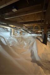Crawl Space Encapsulation and Structural Support in Vershire, Vermont | Matt Clark's Northern Basement Systems