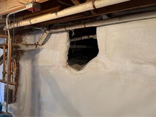Crawl Space Encapsulation in Nelson, New Hampshire | Matt Clark's Northern Basement Systems