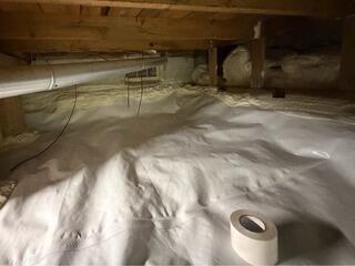 Crawl Space Encapsulation and Insulation in Pittsfield, Vermont | Matt Clark's Northern Basement Systems