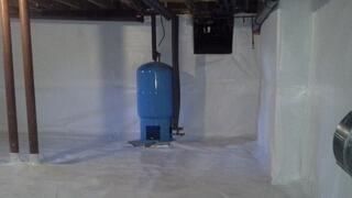 Crawl Space Vapor Control in Perkinsville, Vermont | Matt Clark's Northern Basement Systems