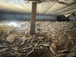 Crawl Space Encapsulation in Waterville Valley, New Hampshire | Matt Clark's Northern Basement Systems