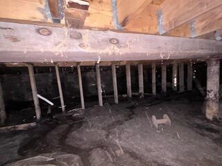 Crawl Space Structural Repair in South Acworth, NH | Matt Clark's Northern Basement Systems