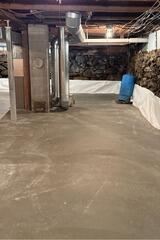 Basement Waterproofing and New Concrete Floor in Post Mills, VT | Matt Clark's Northern Basement Systems
