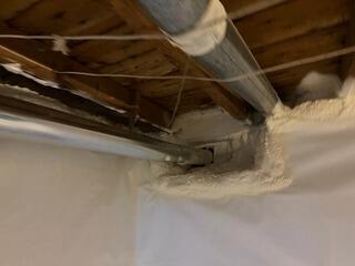 Crawl Space Winterizing in Gaysville, VT | Matt Clark's Northern Basement Systems