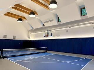 Before & After: Luxury Wellness Center Sports Court