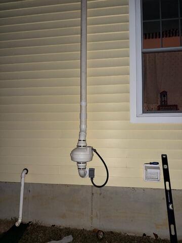 Radon Mitigation in Middletown, DE 19709 - After Photo
