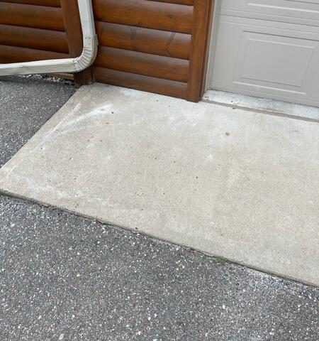 Eliminated Garage Entry Bump with Concrete Leveling in Pequot Lakes, MN