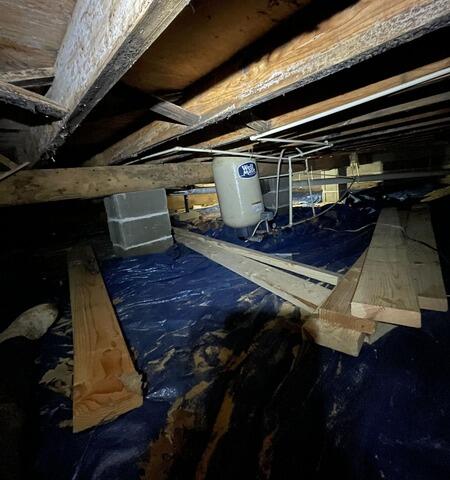 Crawl Space Encapsulation with Mold Treatment and SmartSump® in Hackensack, MN
