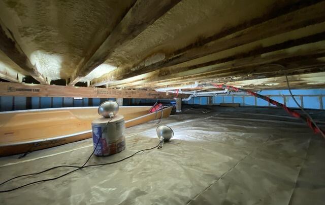 Crawl Space Repair and Encapsulation in Deer River, MN - Before Photo