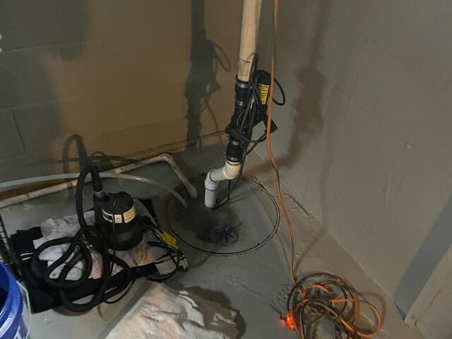 Basement Waterproofing Solution in Duluth, MN Protects Finished Basement from Water Intrusion - Before Photo