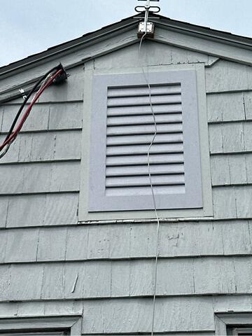Replacing a Gable Vent in Feeding Hills, MA - After Photo