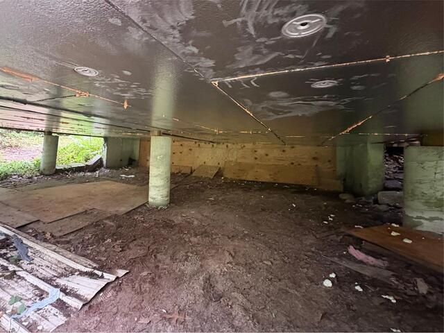 Insulating Under a Floor in Montague, MA - After Photo