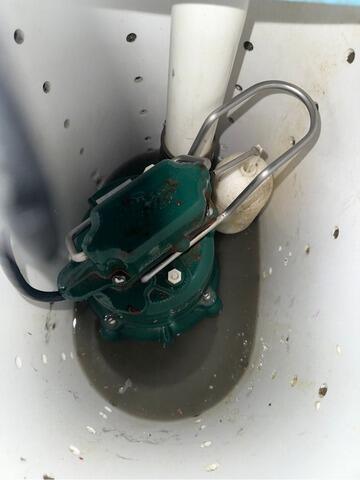 Performing Annual Maintenance on a Sump Pump in Charlemont, MA - After Photo