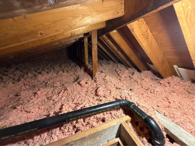 Insulating an Attic with TruSoft™ Cellulose Insulation in Belchertown, MA