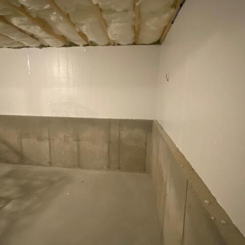 Insulating a Basement with Foamax Insulation Board in Grafton, MA - After Photo