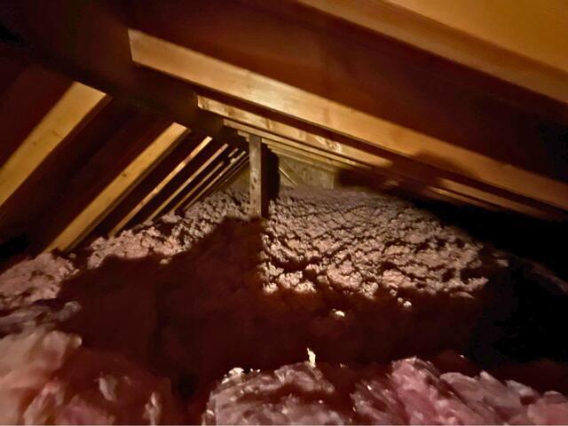 Insulating an Attic in Belchertown, MA - Before Photo