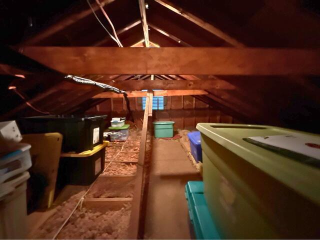 Insulating an Attic in Bloomfield, CT - Before Photo