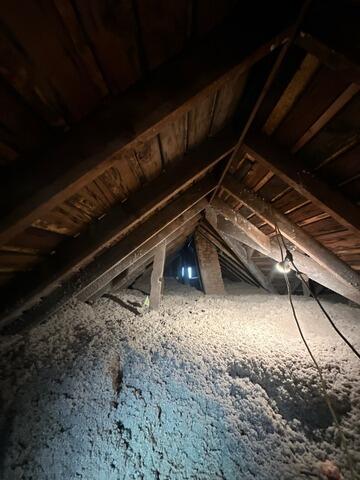 Insulating an Attic in Westfield, MA - After Photo