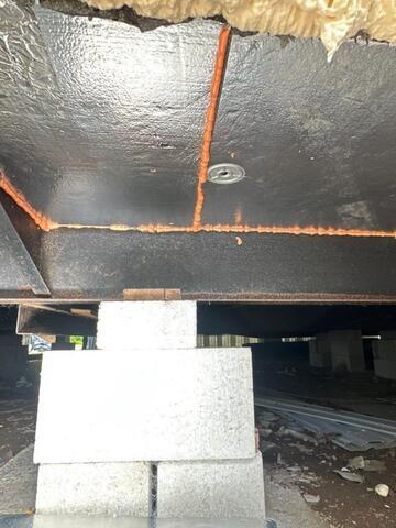 Insulating Under a Home in North Windham, CT - After Photo