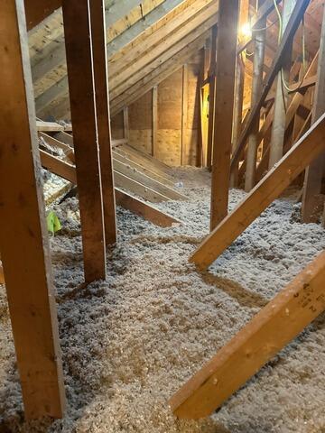 Insulating an Attic in Cromwell, CT - After Photo