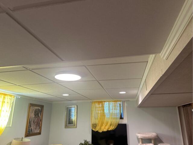 Installing a Drop Ceiling in Springfield, MA - After Photo