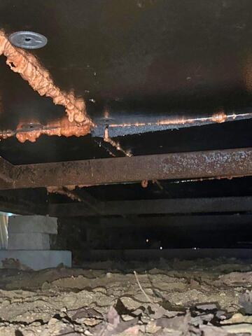 Insulating Under a Home in Warren, MA - After Photo