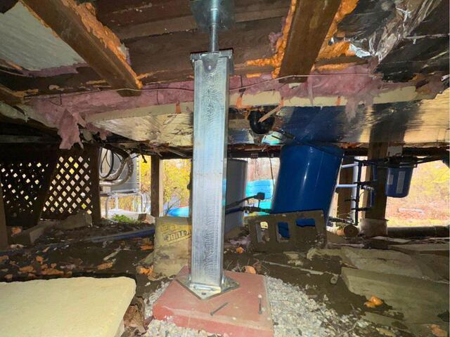 Adding Support to a Home in Stockbridge, MA