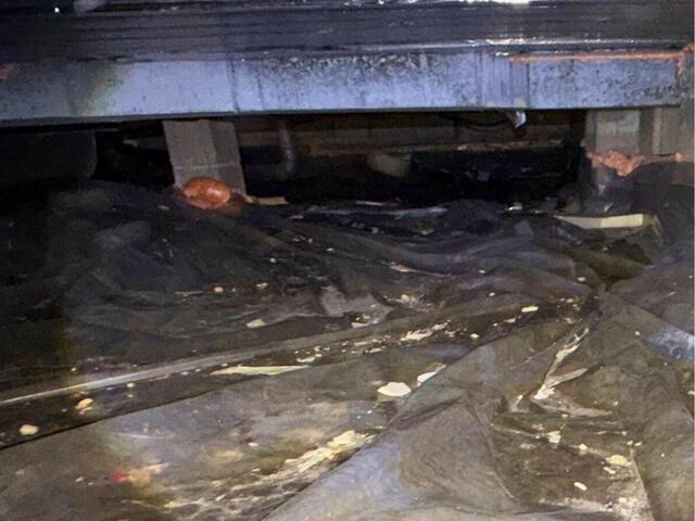 Encapsulating a Crawl Space in Hinsdale, MA - Before Photo