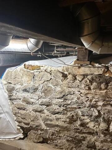 Encapsulating a Crawl Space in West Stockbridge, MA
