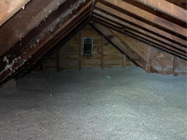 Insulating an Attic in West Springfield, MA - Before Photo
