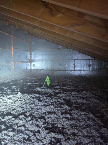Insulating an Attic in Lenox, MA - After Photo