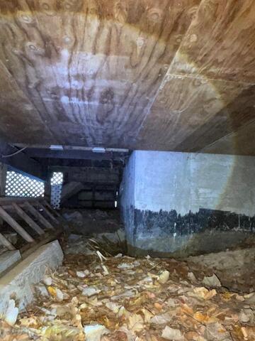 Insulating Under a Home in New Hartford, CT - Before Photo