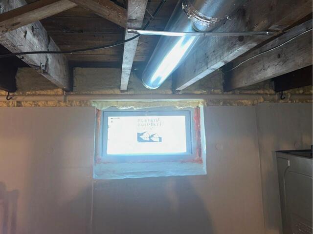 Insulating a Basement in Windsor, CT - After Photo