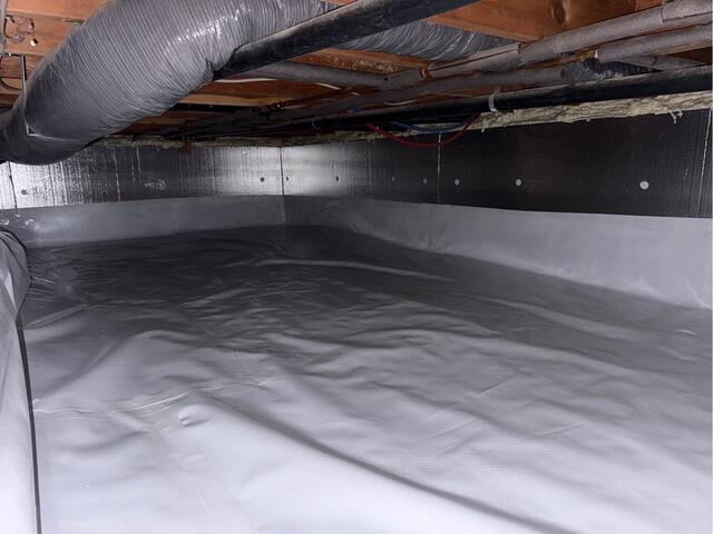 Encapsulating a Crawl Space in Suffield, CT - After Photo