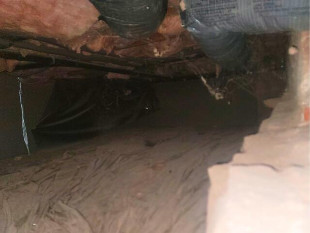 Encapsulating a Crawl Space in Suffield, CT - Before Photo