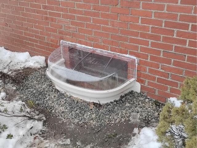 Replacing Window Wells in Chicopee, MA - After Photo