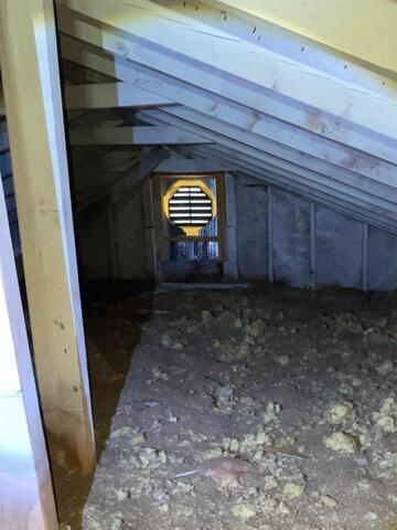 Insulating an Attic in East Longmeadow, MA - Before Photo