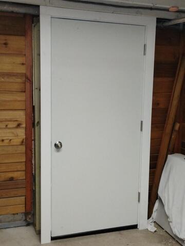 Replacing a Basement Door in Suffield, CT - After Photo