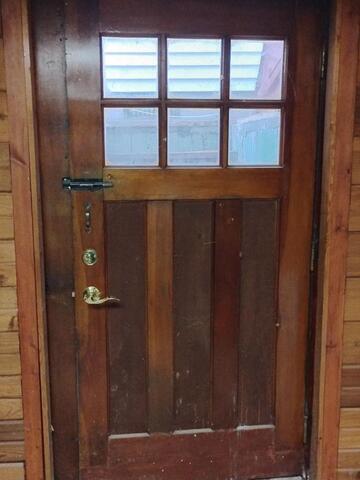 Replacing a Basement Door in Suffield, CT - Before Photo