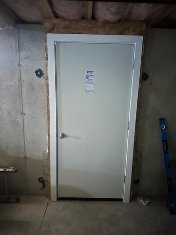 Installing a Basement Door in Barkhamsted, CT