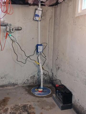 Upgrading a Sump Pump in Enfield, CT - After Photo