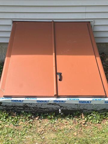 Installing a Bulkhead Door in Collinsville, CT - After Photo