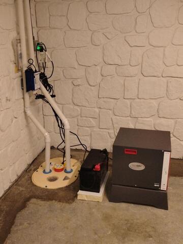Protecting a Basement from Water in Williamstown, MA - After Photo