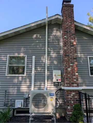 Installing a Radon Mitigation System in Baltic, CT - After Photo