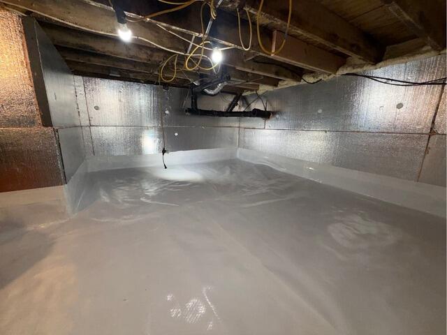 Encapsulating a Crawl Space in Ludlow, MA - After Photo